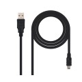 Cable USB 2.0 a Mini USB / 5 pines / 1.8m  / Nanocable 10.01.0402