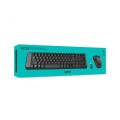 Combo Teclado + Raton Inalámbrico Logitech MK220 Negro