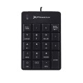 Teclado Numerico Key Pad Phoenix / Usb / 19 Teclas / Indicador Led / Negro / Phnumericalpad