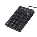 Teclado Numerico Key Pad Phoenix / Usb / 19 Teclas / Indicador Led / Negro / Phnumericalpad