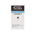 Bobina 305 metros interior Cat.6 UTP Rigido awg24 polietileno / Gris / Nanocable  10.20.0504
