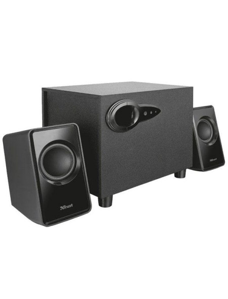 Altavoces Trust 2.1 Avora / Subwoofer madera / 18W (9w Rms)