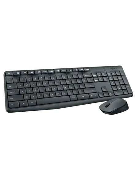 Combo Teclado + Raton Inalámbrico Logitech MK235 Negro