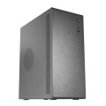 ÷ Caja slim ultra compacta micro atx tacens orumx con fuente 500w estructura y en acero tama?o 320x146