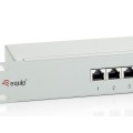 ÷ Patch panel 16 puertos categoria 6 apantallado color gris claro