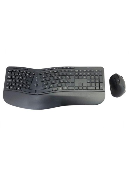 ÷ Teclado y mouse conceptronic wireless ergonomico orazio02
