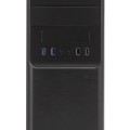 ÷ Caja micro atx unyka matx dark shadow caja negra con 2 bah?as de 5.1/4 con fuente de alimentacio