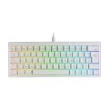 ÷ Teclado mars gaming compacto mkminiprowbres hot-swap mecanico switch marron rgb chroma blanco