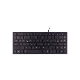 ÷ Teclado unykach compacto ultra plano kb 302 mini usb 83 teclas color negro