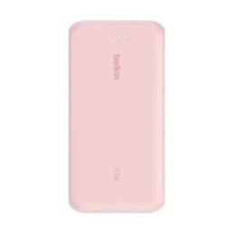 ÷ Powerbank belkin bpb024hqpk cable usb-c integrado rosa 20000 mah 1xusb-c 1xusb-a 30w